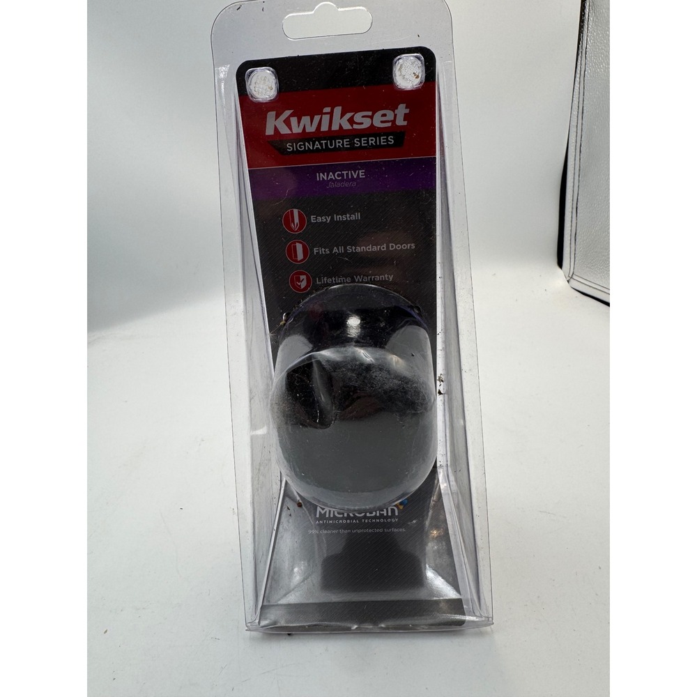 Kwikset Arroyo Inactive Door Knob Matte Black 97881-059.    788AYK MDT 514 CP
